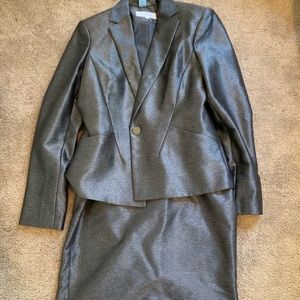 2 piece suit skin - grey/ sharkskin Calvin Klein